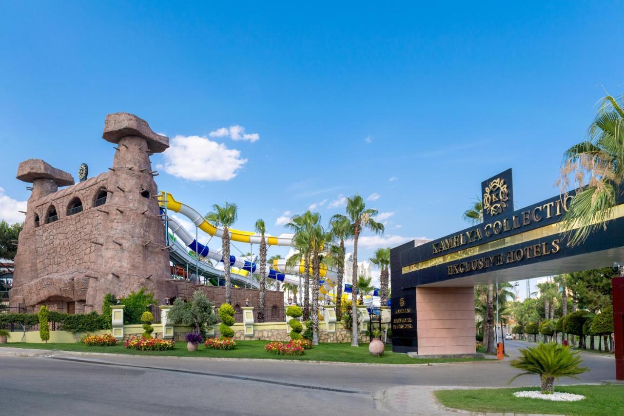 Kamelya Aishen Club & Aqua Ultra All Inclusive Kids Concept Side Exterior foto The entrance of the hotel
